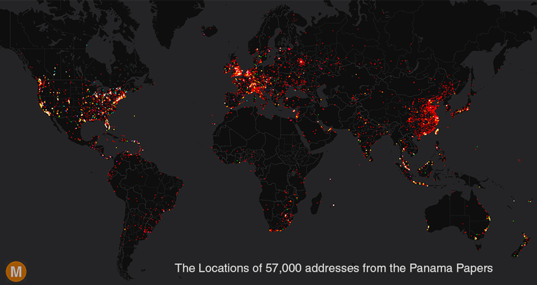 Mapping 57,000 Addresses From the Panama Papers