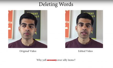 Stanford engineers make editing video as easy as editing text